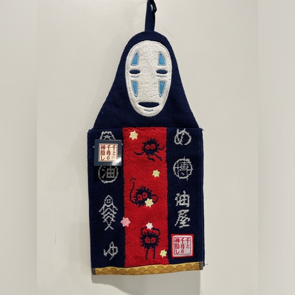 Studio Ghibli Spirited Away No-Face mini Towel - Picture 2 of 6